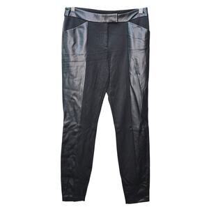 Bebe Faux Leather Pants Womens Size Small Black Biker Moto Gothic Steam Punk NEW
